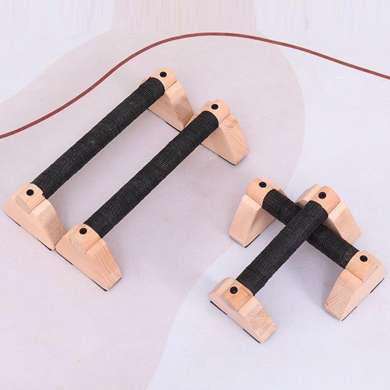 Gymnastic Bar Home - Wood Calisthenics Bar Solid Wood Parallettes