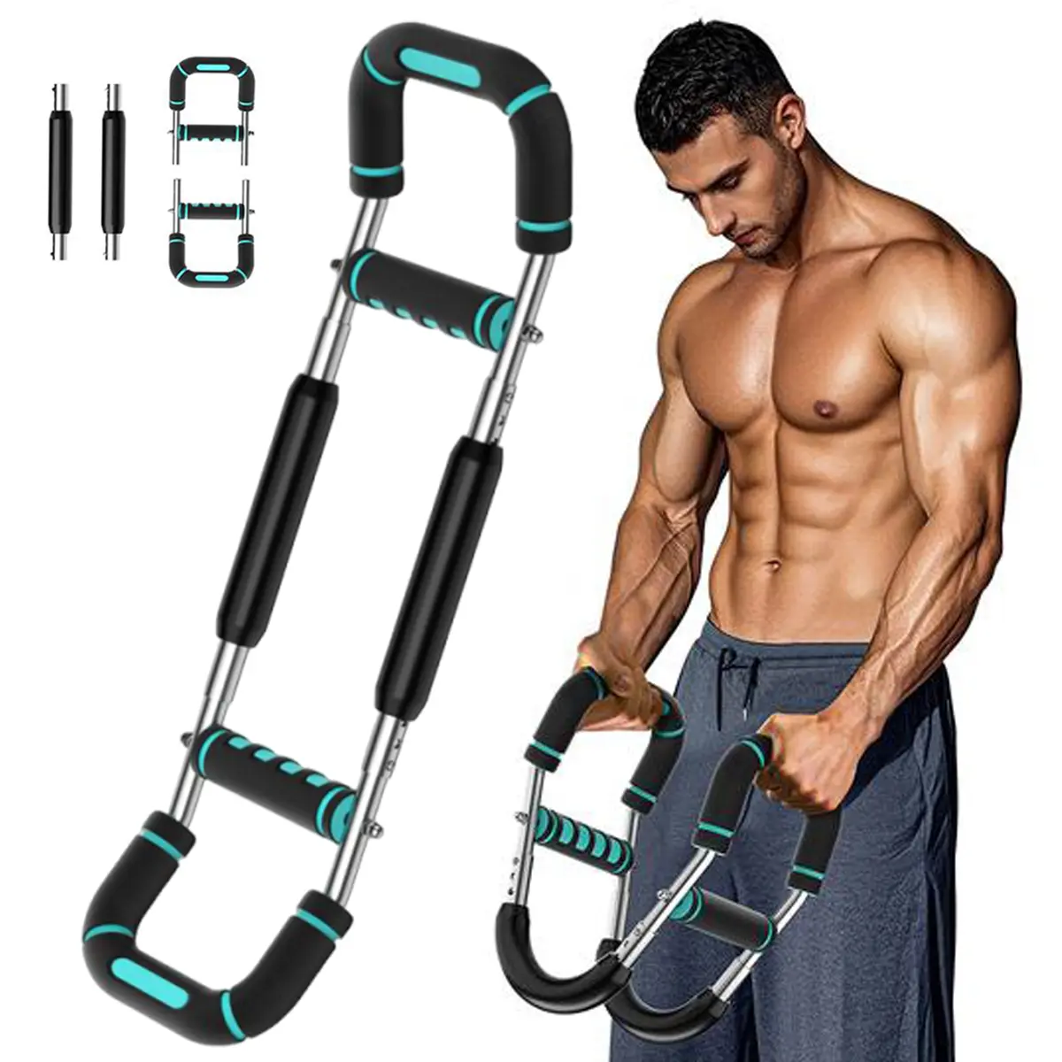 Gymnastic Bar Home - Adjustable Power Twister Bar Arm Trainer,