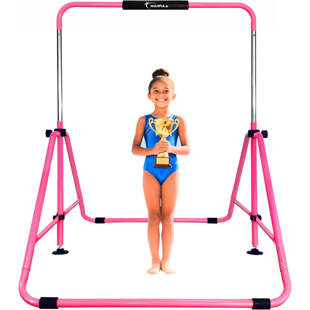 Gymnastic Bar Home - Foldable Gymnastics Bar for Kids Adjustable