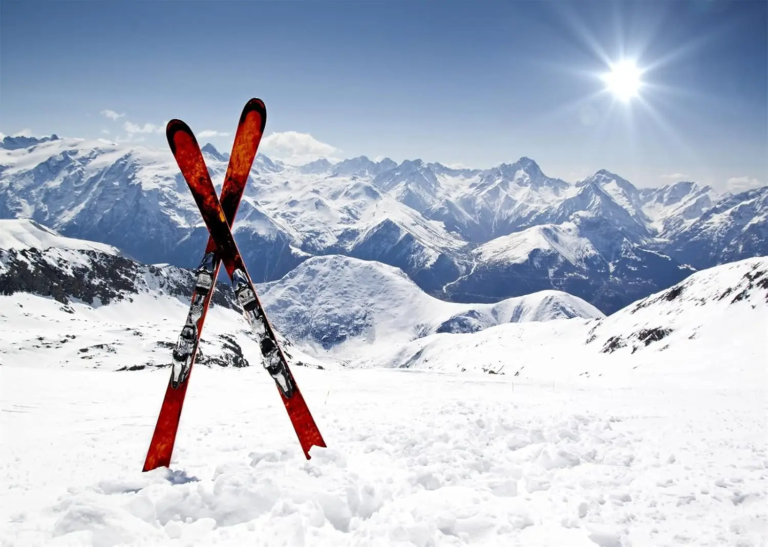 Alps White Snow Mountain Summi - Outdoor Sport Background 评论和价格