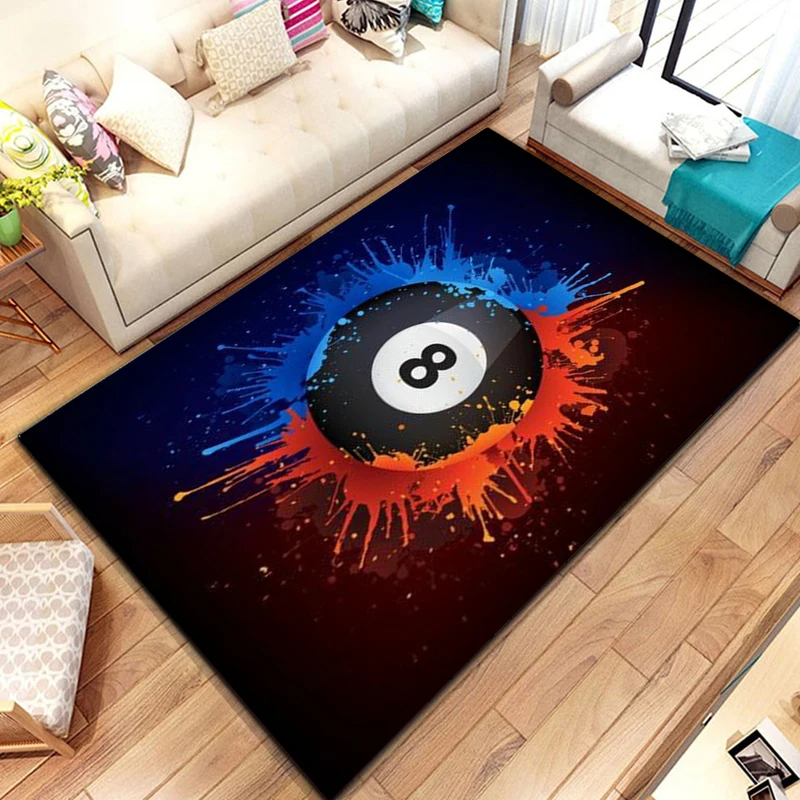 Billiards Area Rug, Ball Game  - Outdoor Sport Live 评论和价格