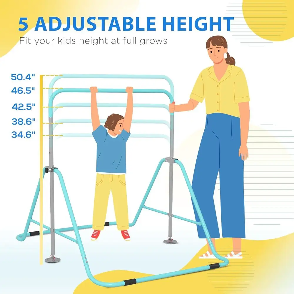 Adjustable Shock-Absorbing Gym - Gymnastic Bar Home 评论和价格