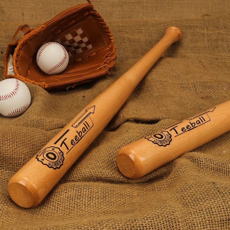 21 inch Solid Wood Baseball Ba - Outdoor Sport Jas 评论和价格