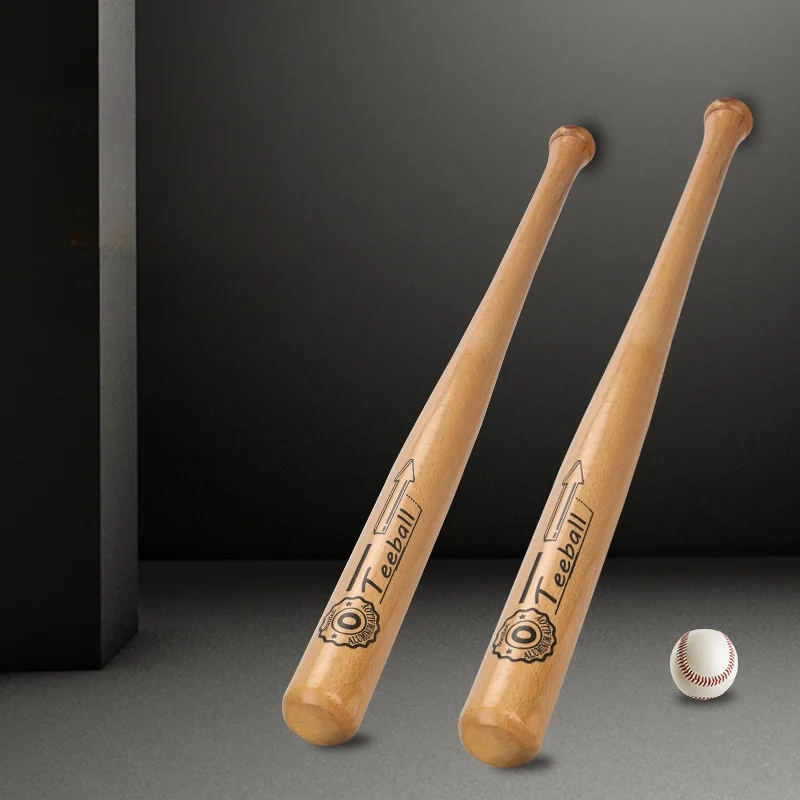 21 inch Solid Wood Baseball Ba - Outdoor Sport Jas 评论和价格