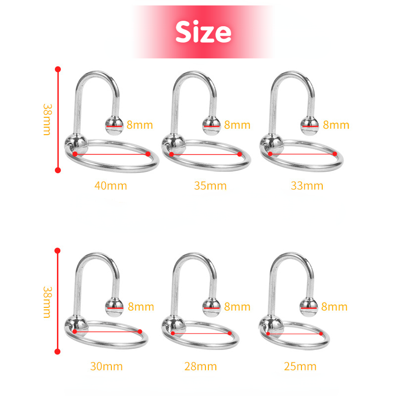 6 Size Metal Ball Penis Plug G - Lunge Line Horse 评论和价格