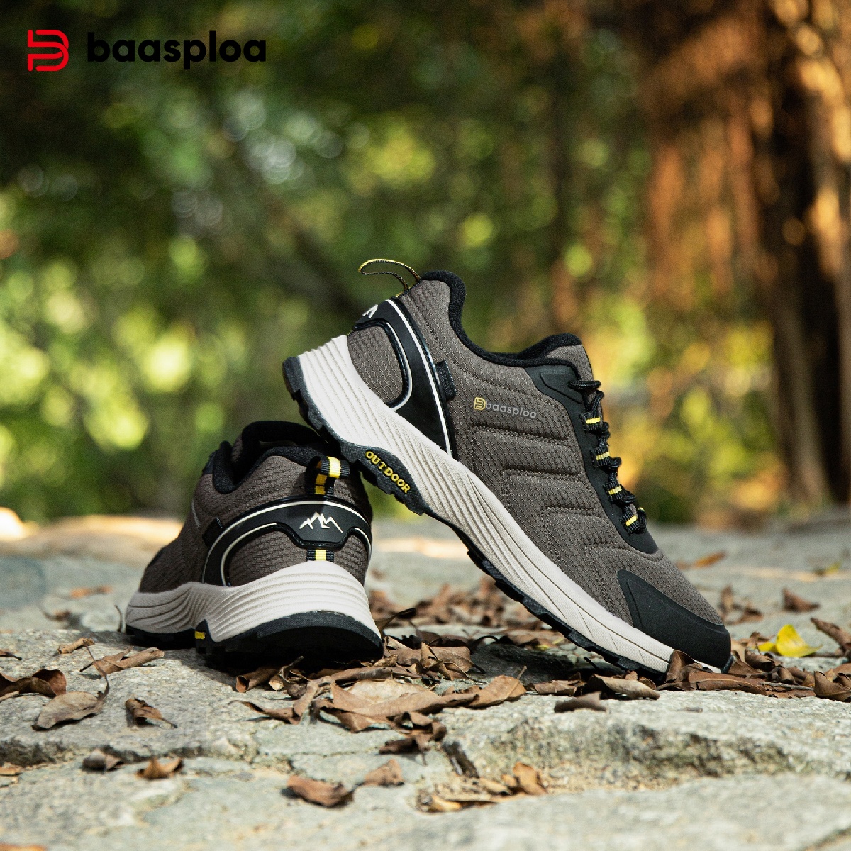 Baasploa Men Hiking Shoes Bran - Climbing Shoe Beginner 评论和价格