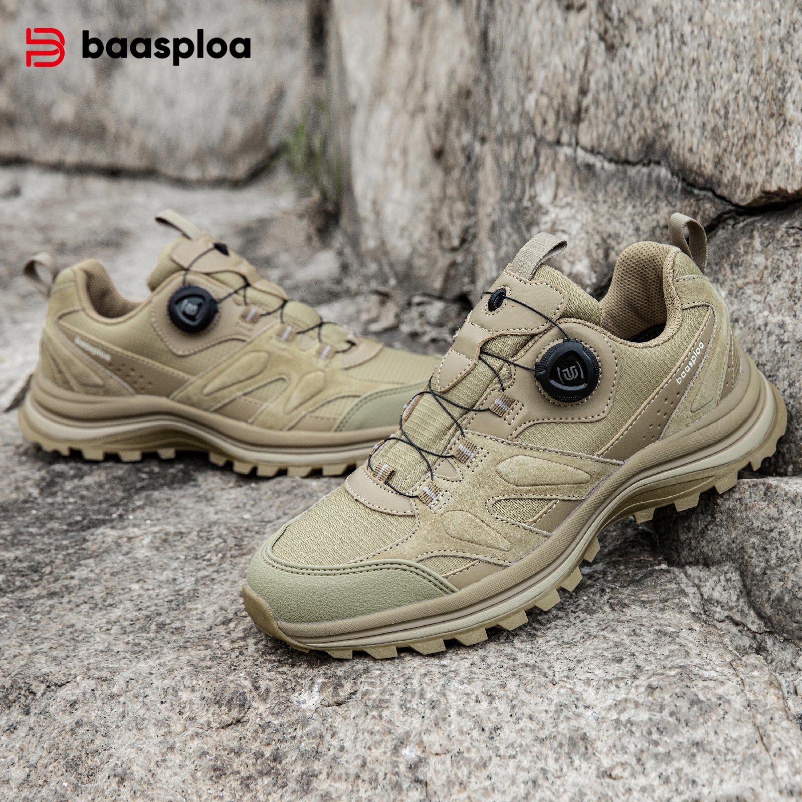 Baasploa Men Hiking Shoes Leat - Climbing Shoe Beginner 评论和价格