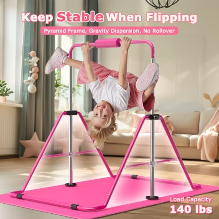 Gymnastics Bar for,Adjustable  - Gymnastic Bar Home 评论和价格