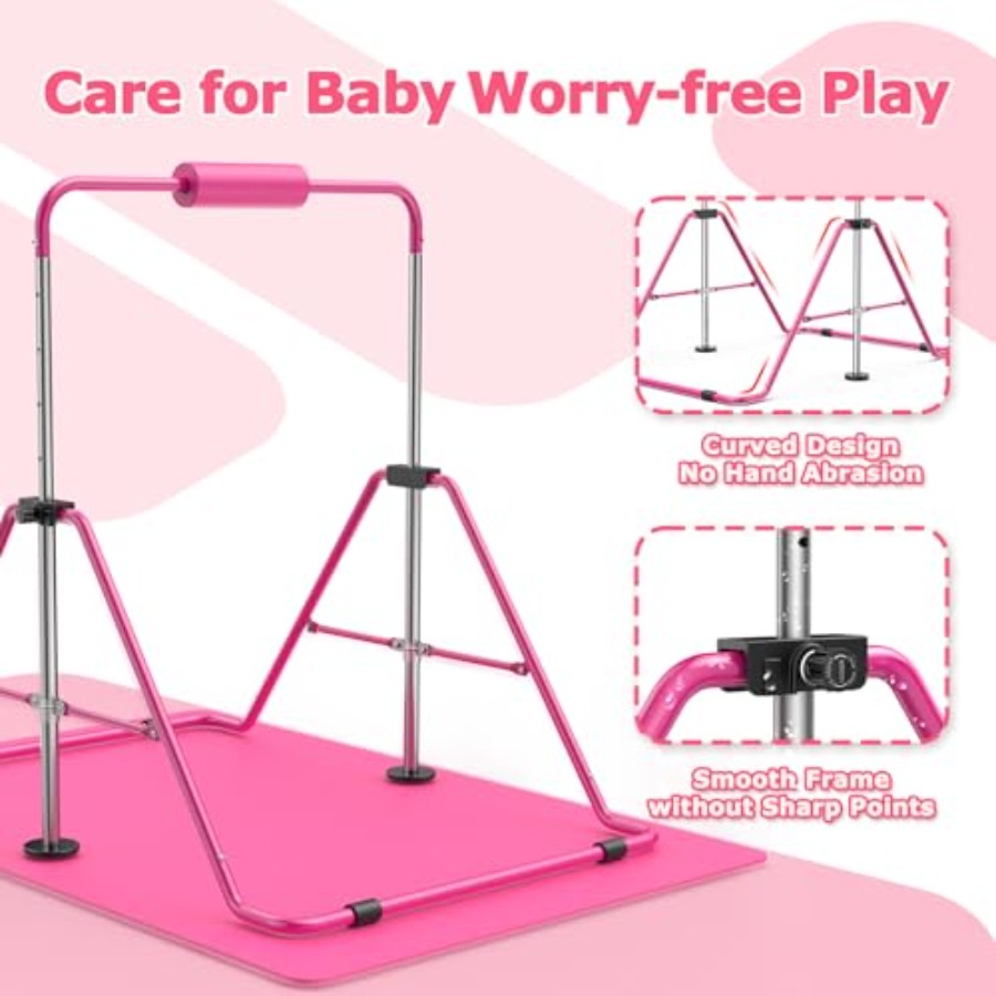 Gymnastics Bar for,Adjustable  - Gymnastic Bar Home 评论和价格