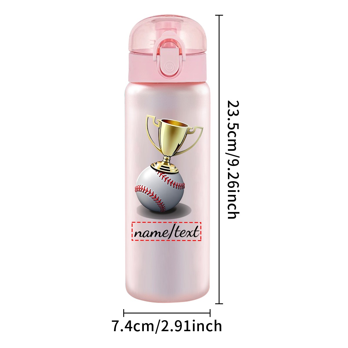 1pc custom photo name 780ml/26 - Outdoor Sport Name 评论和价格