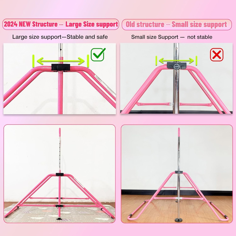 Foldable Gymnastics Bar for Ki - Gymnastic Bar Home 评论和价格