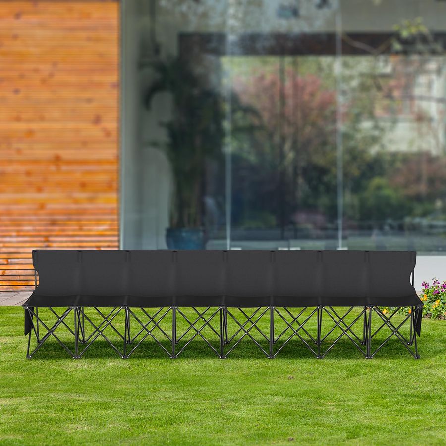 Portable Folding Bench, 8 Seat - Outdoor Sport Bench 评论和价格
