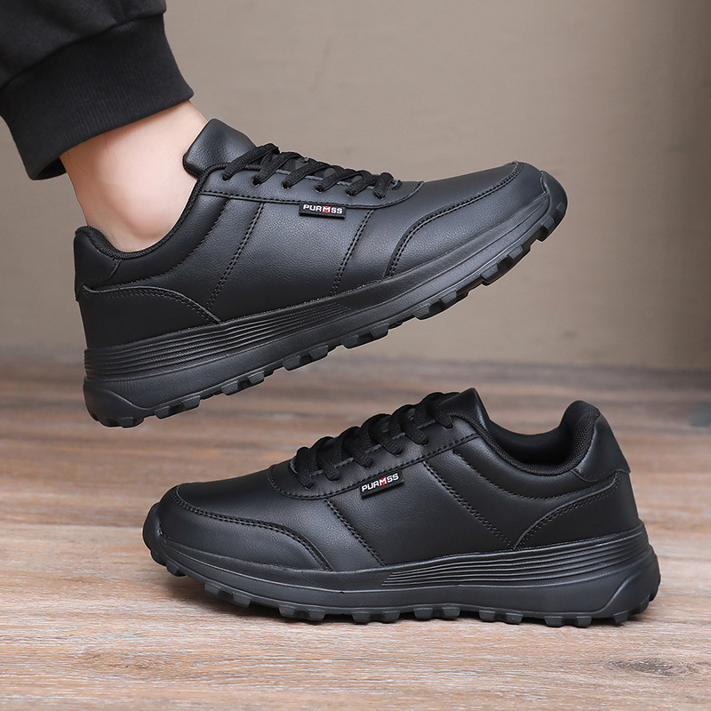New Autumn Leather Men Casual  - Outdoor Sport Flooring 评论和价格