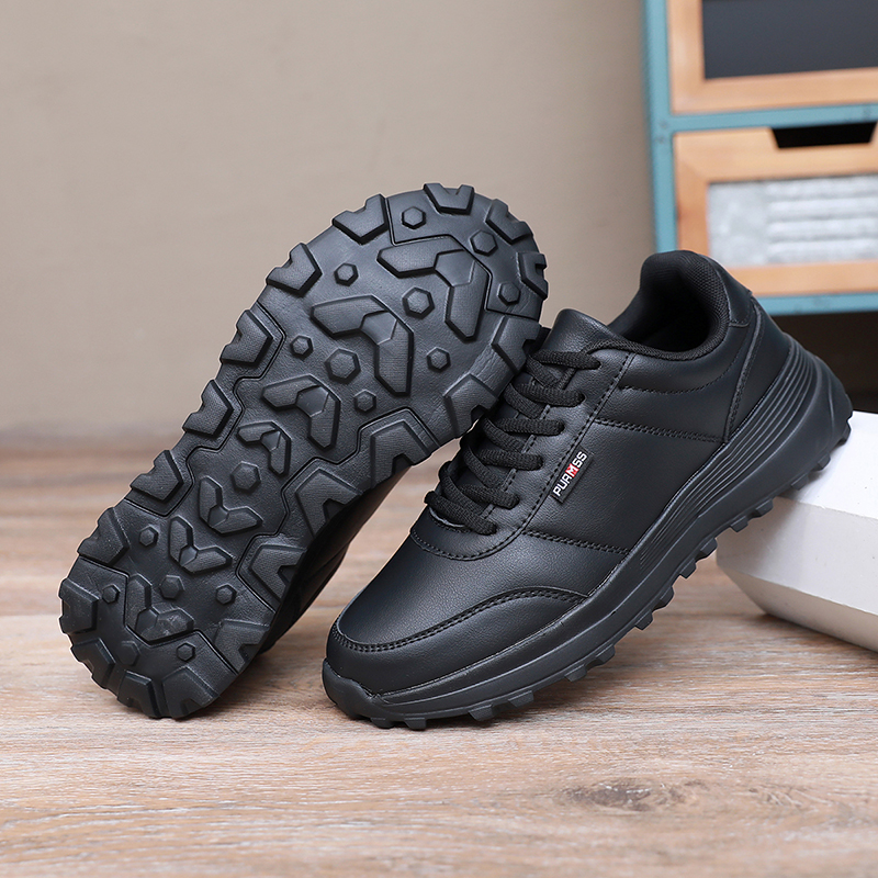 New Autumn Leather Men Casual  - Outdoor Sport Flooring 评论和价格