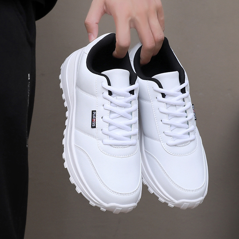 New Autumn Leather Men Casual  - Outdoor Sport Flooring 评论和价格
